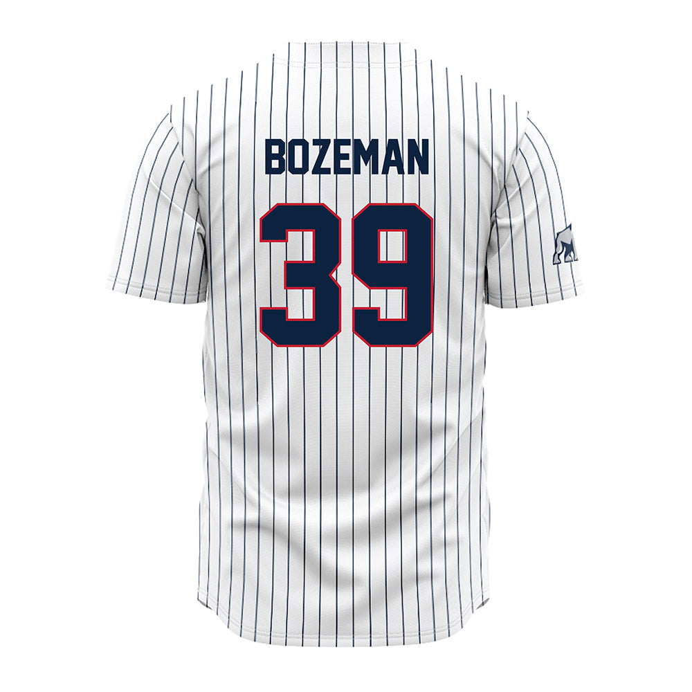 Samford - NCAA Baseball : Charlie Bozeman - Pinstripe Jersey-1
