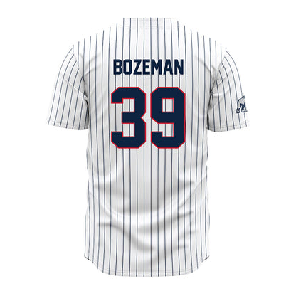 Samford - NCAA Baseball : Charlie Bozeman - Pinstripe Jersey-1