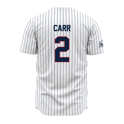 Samford - NCAA Baseball : Cade Carr - Pinstripe Jersey-1