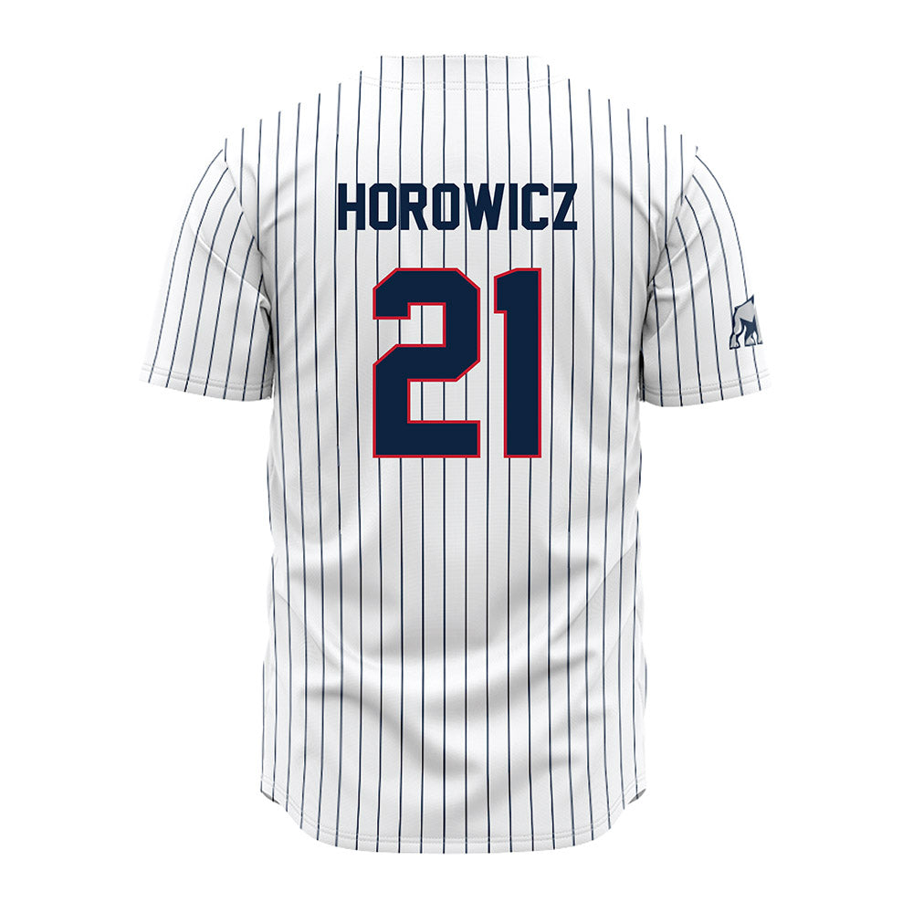Samford - NCAA Baseball : Bear Horowicz - Pinstripe Jersey-1