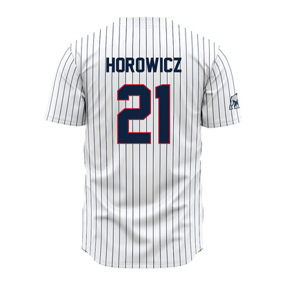 Samford - NCAA Baseball : Bear Horowicz - Pinstripe Jersey-1