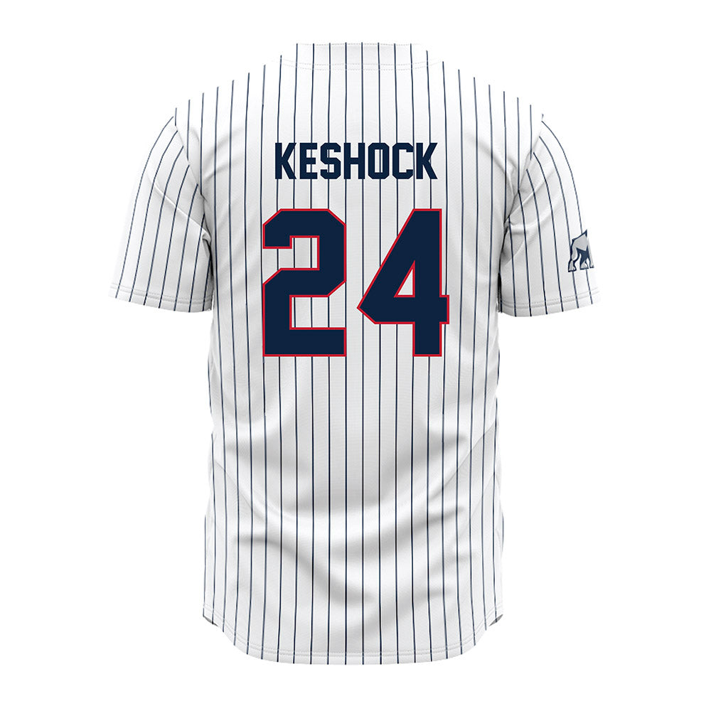 Samford - NCAA Baseball : Cameron Keshock - Pinstripe Jersey-1