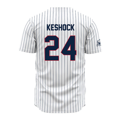Samford - NCAA Baseball : Cameron Keshock - Pinstripe Jersey-1