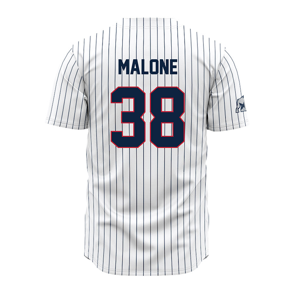 Samford - NCAA Baseball : John Malone - Pinstripes Jersey