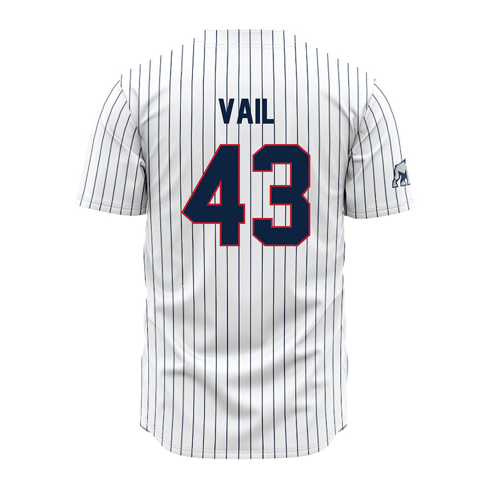 Samford - NCAA Baseball : Bodie Vail - Pinstripe Jersey-1
