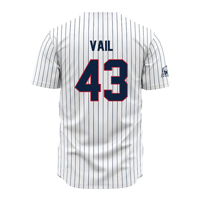 Samford - NCAA Baseball : Bodie Vail - Pinstripe Jersey-1
