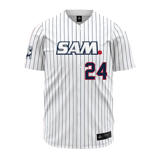 Samford - NCAA Baseball : Hayden Perry - Pinstripes Jersey