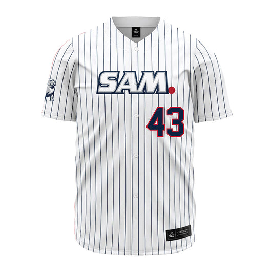 Samford - NCAA Baseball : Bodie Vail - Pinstripes Jersey-0