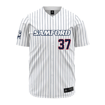 Samford - NCAA Baseball : Alex Gaeto - Pinstripe Jersey-0