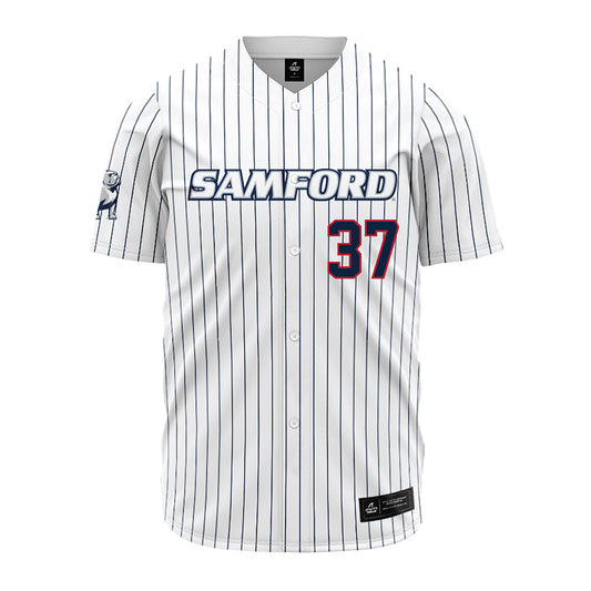Samford - NCAA Baseball : Alex Gaeto - Pinstripe Jersey-0