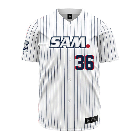 Samford - NCAA Baseball : Adam Roth - Pinstripes Jersey