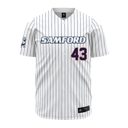 Samford - NCAA Baseball : Bodie Vail - Pinstripe Jersey-0