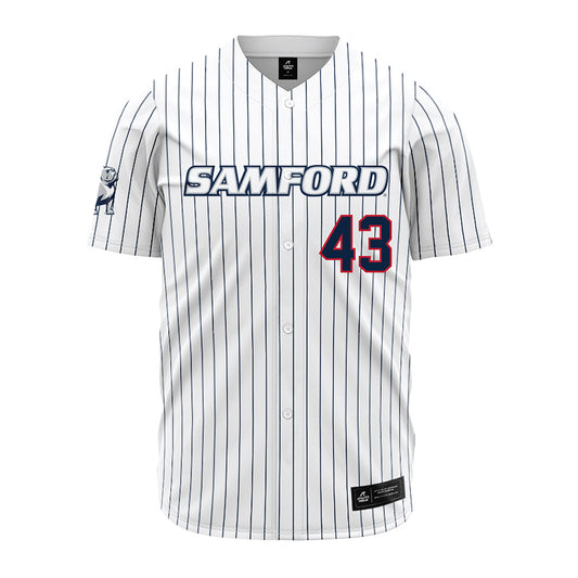 Samford - NCAA Baseball : Bodie Vail - Pinstripe Jersey-0