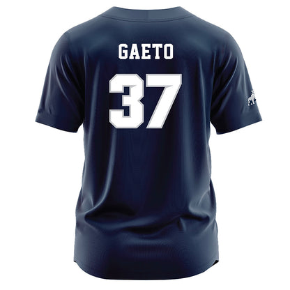 Samford - NCAA Baseball : Alex Gaeto - Navy Jersey