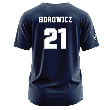 Samford - NCAA Baseball : Bear Horowicz - Navy Jersey