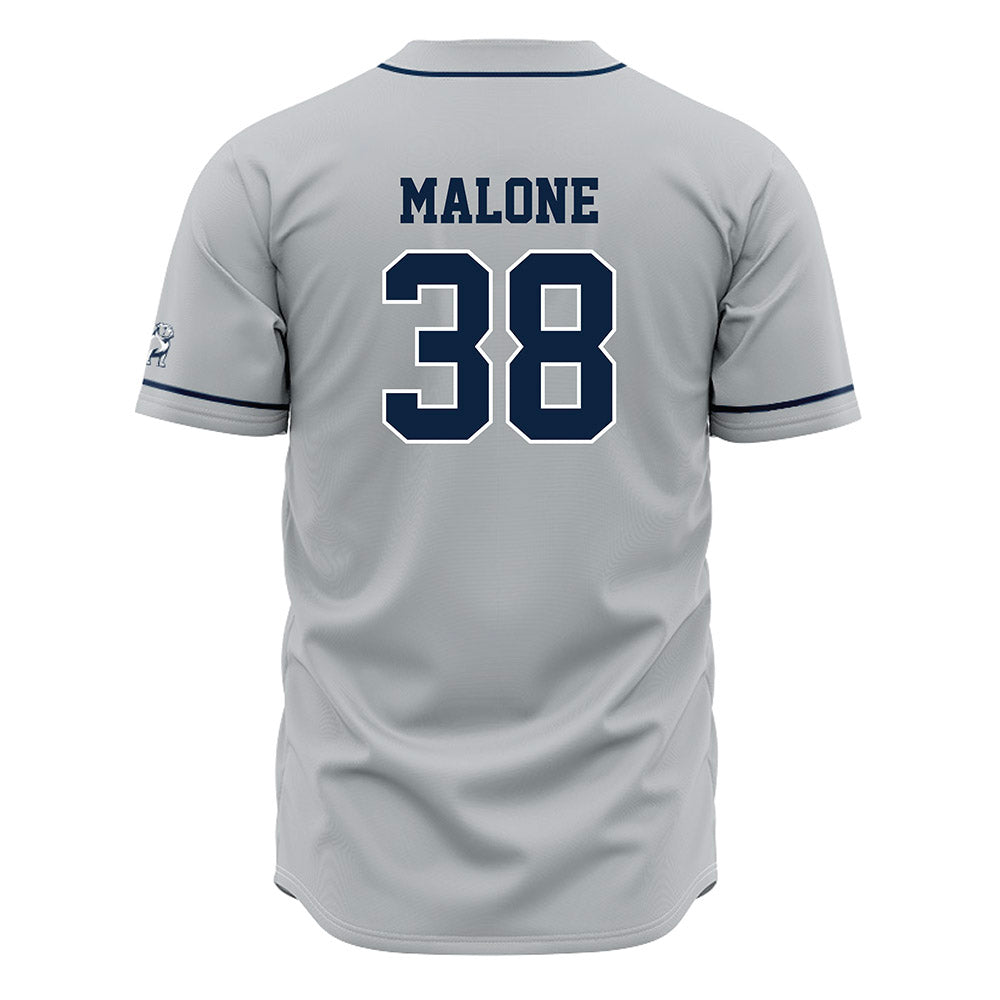 Samford - NCAA Baseball : John Malone - Grey Jersey