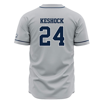 Samford - NCAA Baseball : Cameron Keshock - Grey Jersey-1