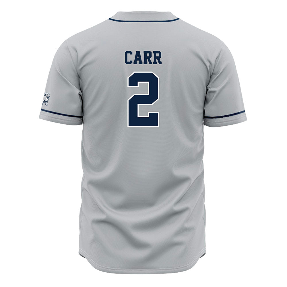 Samford - NCAA Baseball : Cade Carr - Grey Jersey-1