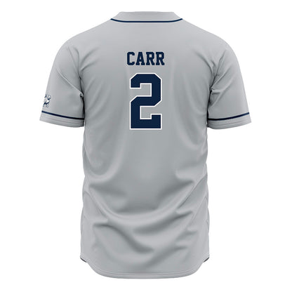 Samford - NCAA Baseball : Cade Carr - Grey Jersey-1