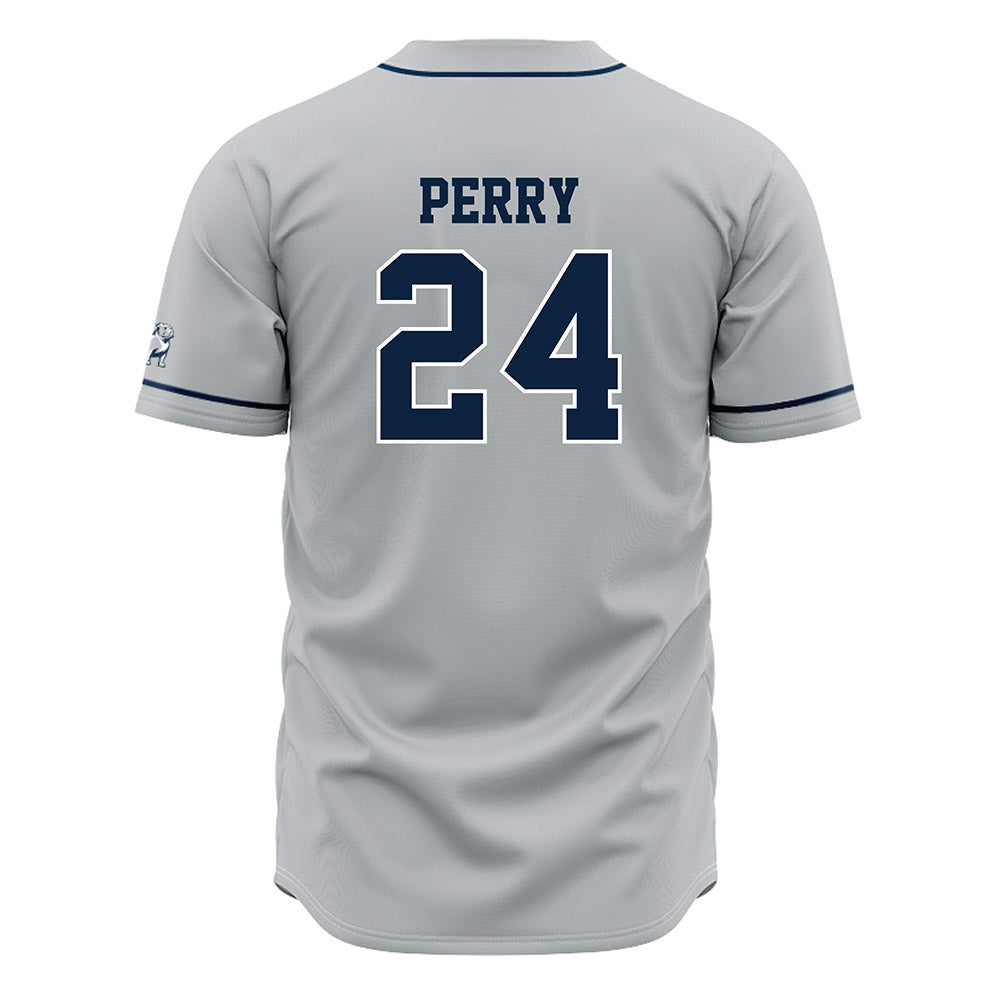 Samford - NCAA Baseball : Hayden Perry - Grey Jersey