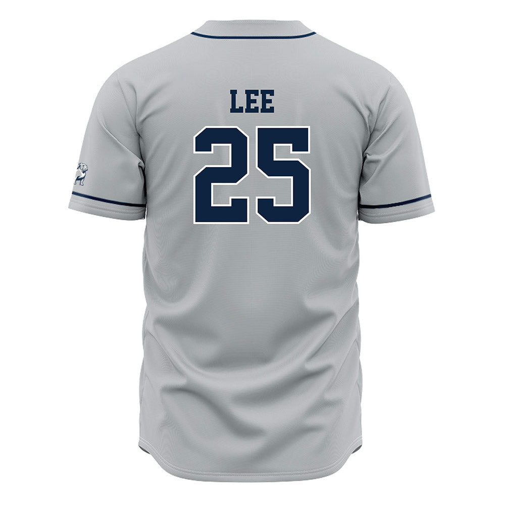 Samford - NCAA Baseball : Joseph Lee - Grey Jersey-1