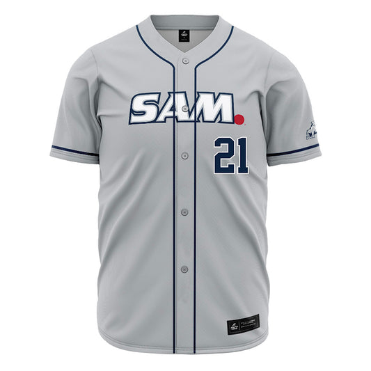 Samford - NCAA Baseball : Bear Horowicz - Grey Jersey