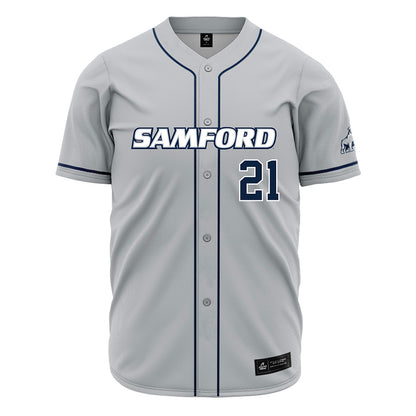 Samford - NCAA Baseball : Bear Horowicz - Grey Jersey-0
