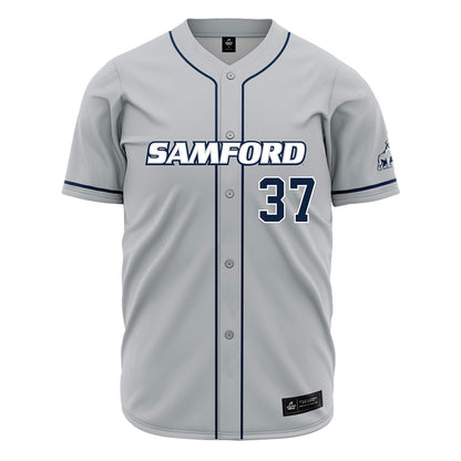 Samford - NCAA Baseball : Alex Gaeto - Grey Jersey-0