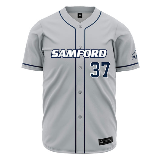 Samford - NCAA Baseball : Alex Gaeto - Grey Jersey-0