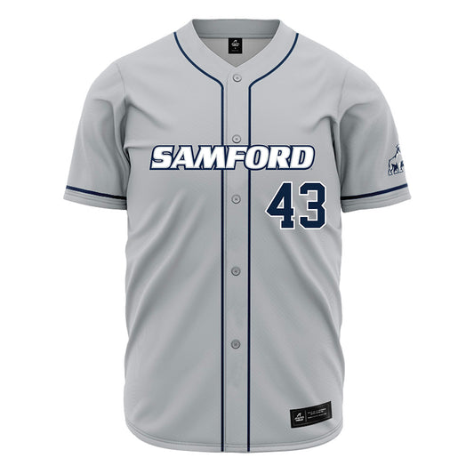 Samford - NCAA Baseball : Bodie Vail - Grey Jersey-0