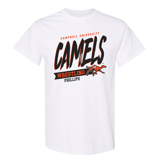 Campbell - NCAA Wrestling : Ryan Phillips - Classic Fashion Shersey T-Shirt-0
