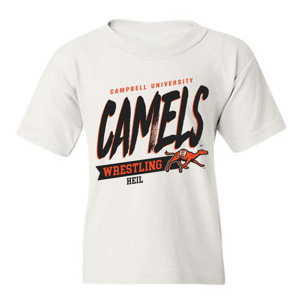 Campbell - NCAA Wrestling : Logan Heil - Classic Fashion Shersey Youth T-Shirt-0