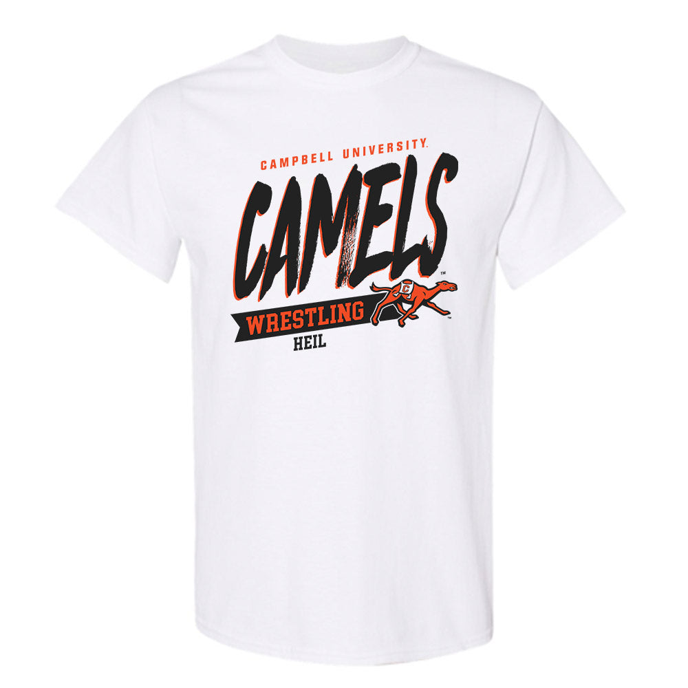Campbell - NCAA Wrestling : Logan Heil - Classic Fashion Shersey T-Shirt-0