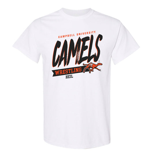 Campbell - NCAA Wrestling : Logan Heil - Classic Fashion Shersey T-Shirt-0