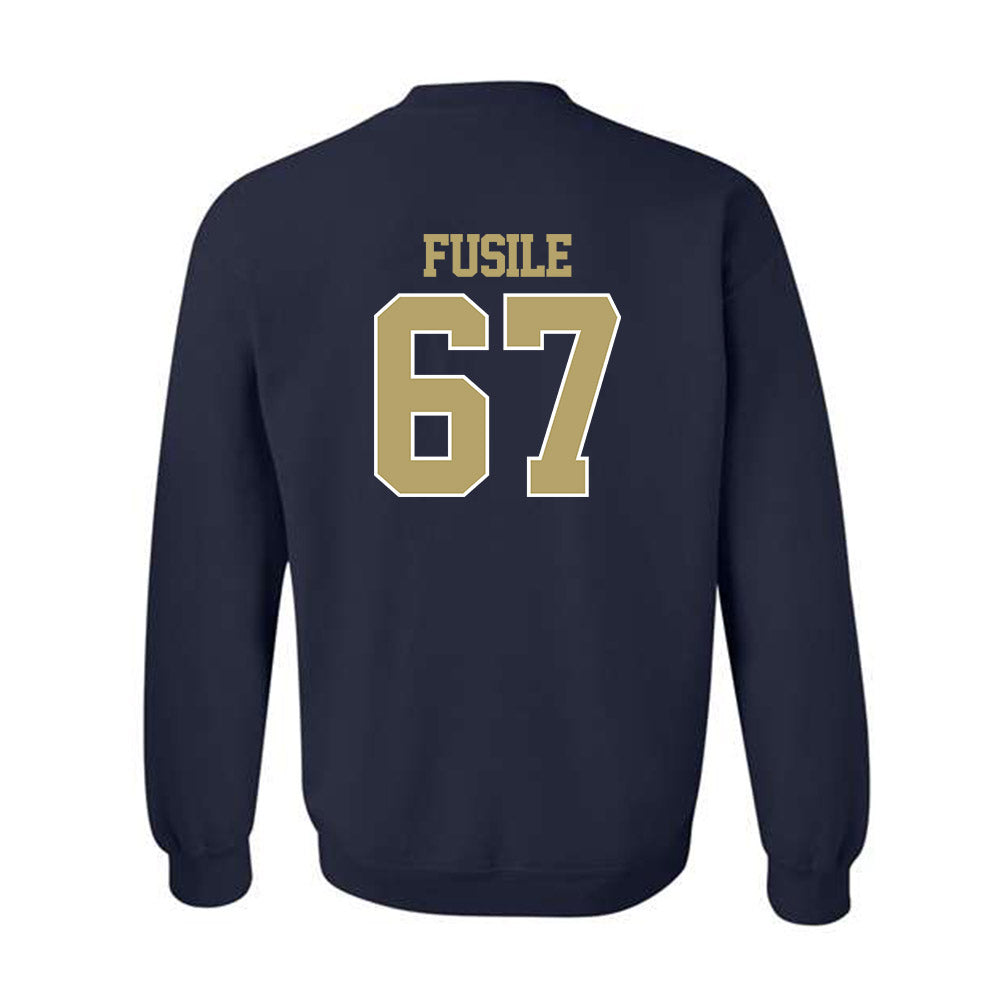 Georgia Tech - NCAA Football : Joe Fusile - Classic Fashion Shersey Crewneck Sweatshirt-1