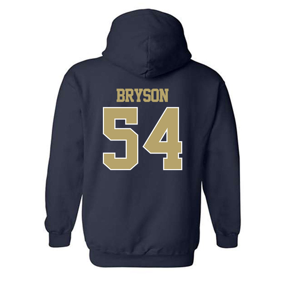Georgia Tech - NCAA Football : Jimmy Bryson - Classic Fashion Shersey Hooded Sweatshirt-1