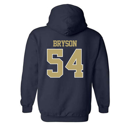 Georgia Tech - NCAA Football : Jimmy Bryson - Classic Fashion Shersey Hooded Sweatshirt-1
