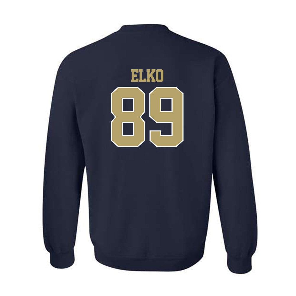 Georgia Tech - NCAA Football : Chris Elko - Classic Fashion Shersey Crewneck Sweatshirt-1
