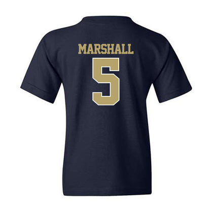 Georgia Tech - NCAA Men's Basketball : Peyton Marshall - Classic Fashion Shersey Youth T-Shirt-1