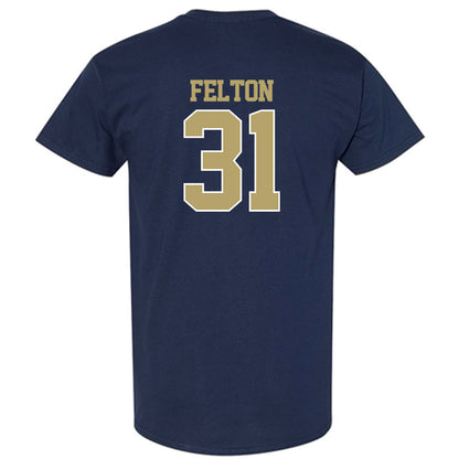 Georgia Tech - NCAA Football : Fenix Felton - Classic Fashion Shersey T-Shirt-1