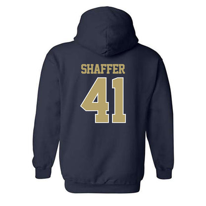 Georgia Tech - NCAA Football : Landon Shaffer - Classic Fashion Shersey Hooded Sweatshirt-1