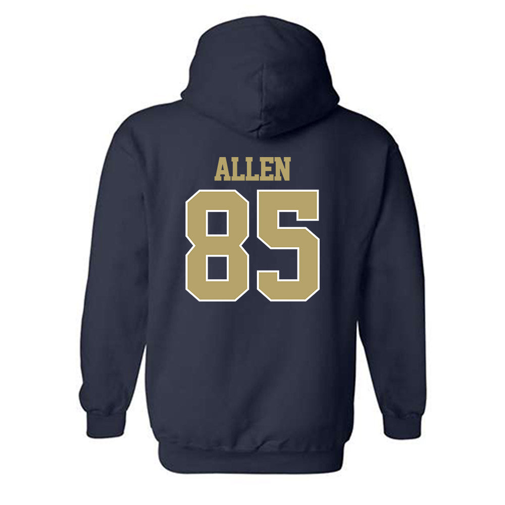Georgia Tech - NCAA Football : Jordan Allen - Classic Fashion Shersey Hooded Sweatshirt-1
