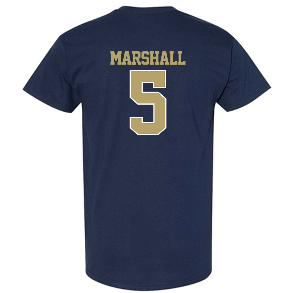 Georgia Tech - NCAA Men's Basketball : Peyton Marshall - Classic Fashion Shersey T-Shirt-1