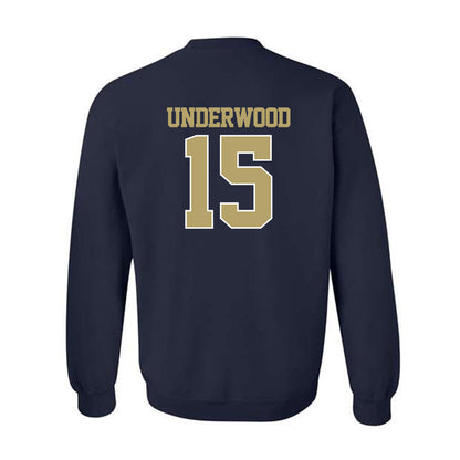 Georgia Tech - NCAA Baseball : Cooper Underwood - Classic Fashion Shersey Crewneck Sweatshirt-1