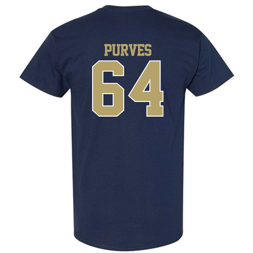 Georgia Tech - NCAA Football : Ryan Purves - Classic Fashion Shersey T-Shirt-1