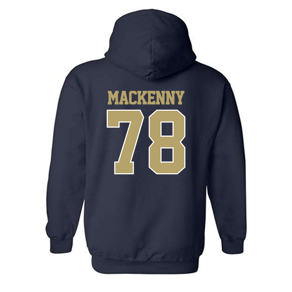 Georgia Tech - NCAA Football : Ethan Mackenny - Classic Fashion Shersey Hooded Sweatshirt-1