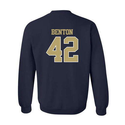 Georgia Tech - NCAA Football : Will Benton - Classic Fashion Shersey Crewneck Sweatshirt-1