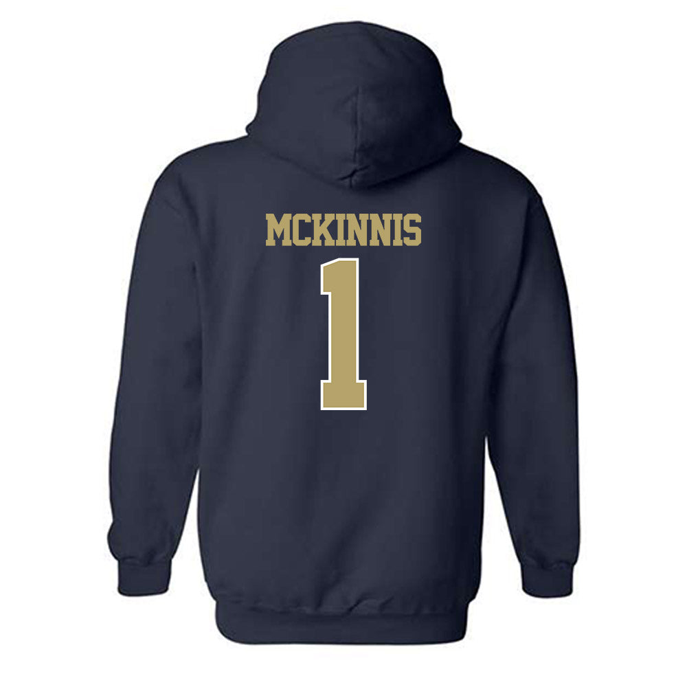 Georgia Tech - NCAA Softball : Abby McKinnis - Classic Fashion Shersey Hooded Sweatshirt-1