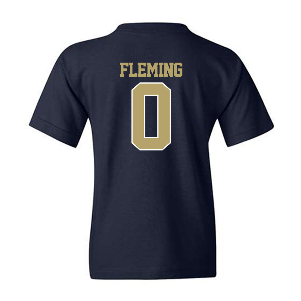 Georgia Tech - NCAA Men's Basketball : Akai Fleming - Classic Fashion Shersey Youth T-Shirt-1