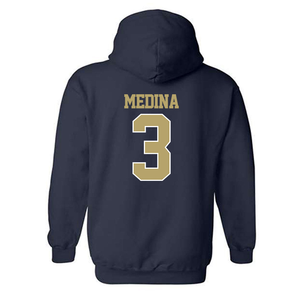 Georgia Tech - NCAA Softball : Holly Medina - Classic Fashion Shersey Hooded Sweatshirt-1
